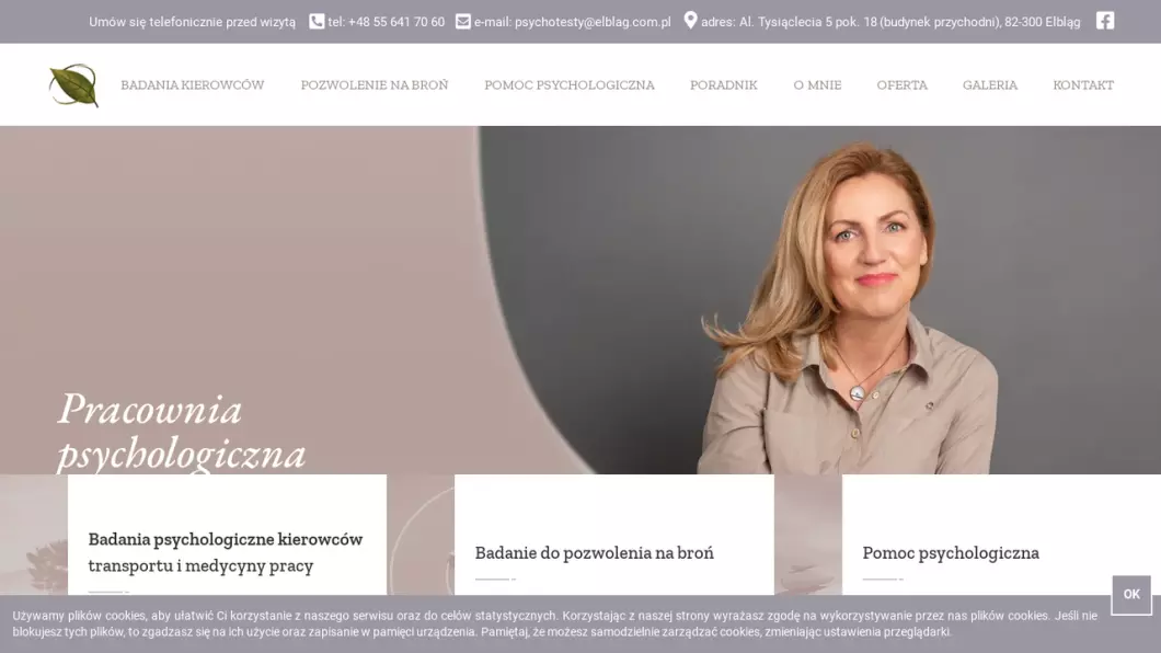 Zrzut ekranu strony
